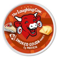 The Laughing Cow Creamy Smoked Gouda Variety Spreadable Cheese Wedges