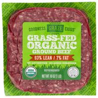 Goodness Grazecious Organic Grass-Fed 93% Lean Fresh Ground Beef