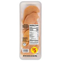 Kroger Thin Sliced Boneless Skinless Chicken Breast With Rib Meat
