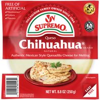 V&V Supremo Chihuahua® Queso Quesadilla Mexican Chunk Cheese