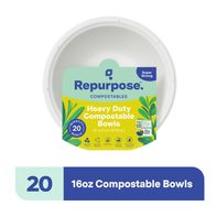 Repurpose Compostable Bowls (16 oz), 20 CT