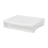 The Container Store Wide Underbed Drawer - White