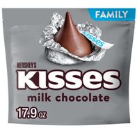 HERSHEY'S KISSES Milk Chocolate Candy Family Pack