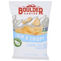 Boulder Canyon Potato Chips, Classic Sea Salt, Thin & Crispy