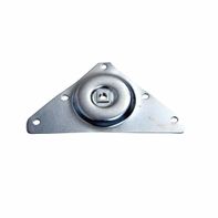 Waddell Heavy Duty Top Plate - 5.5 In. X 3 In. - 16g Steel Mounting Hardware - Furniture Leg Easy Installation