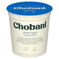 Chobani Plain Nonfat Greek Yogurt