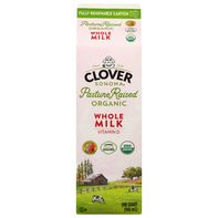 Clover Sonoma Organic Whole Milk Vitamin D Quart