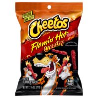 Cheetos Cheese Flavored Snacks, Flamin' Hot Flavored, Crunchy