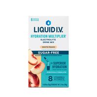 Liquid I.V. Electrolyte Drink Mix, Sugar-Free, White Peach