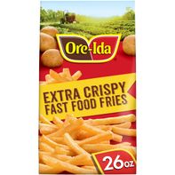 Ore-Ida Extra Crispy Fast Food French Fries Fried Food Snacks Frozen Potatoes