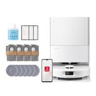 Roborock QX Revo PLUS Robot Vacuum and Mop with Multifunctional Dock 3.0, White