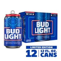 Bud Light American Lager Beer 12 Pack, 12 Fl Oz Cans