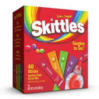 Skittles Zero Sugar, Variety Pack Singles To Go Drink Mix