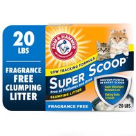 ARM & HAMMER Super Scoop Fragrance Free Low Tracking Clumping Cat Litter
