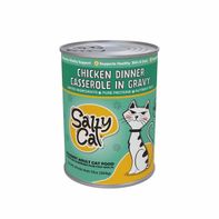 Salty Cat Chicken Dinner Casserole Premiun Adult Gourmet Cat Food