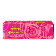 Wegmans Watermelon Sparkling Water, 12 Pack Cans