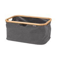 Brabantia Foldable Laundry Basket, 21 x 14 x 10-1/2 in - Pepper Grey
