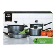 Family Chef 7-Piece Deluxe Non-Stick Cookware Set