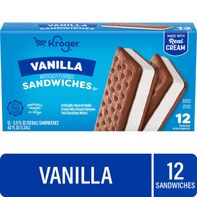Kroger® Vanilla Frozen Dairy Dessert Sandwiches