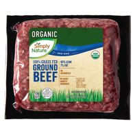Simply Nature USDA Organic 100% Grass Fed Ground Beef