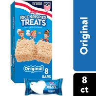 Kellogg's Rice Krispies Treats Original Crispy Marshmallow Squares, Kids Snacks, Single Serve