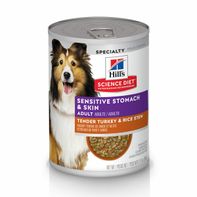 Hill's Science Diet Sensitive Stomach & Skin Specialty Adult Tender Turkey & Rice Stew Dog Food