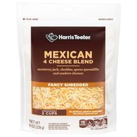 Harris Teeter Fancy Shredded Mexican 4 Cheese Blend