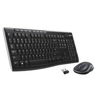 Logitech Keyboard and Mouse Combo, Wireless, Full-Size