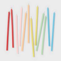 Spritz Neon Rainbow Tall Birthday Candles