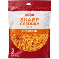 Meijer Sharp Cheddar Shredded Cheese