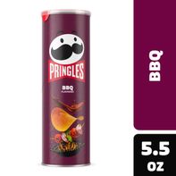 Pringles BBQ Potato Crisps Chips, Lunch Snacks, 5.5 oz