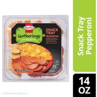 Hormel Gatherings® Pepperoni with Cheese and Crackers Deli Snack Tray