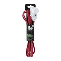Tangle-Free Extension Cord with Angled Plug