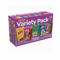 Kellogg's Cold Breakfast Cereal, Single Serve, Kids Snacks, Variety Pack