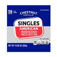 CHESTNUT HILL Imitation Pasteurized Process Cheese Food Singles Slices