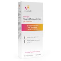 vH essentials Prebiotic pH Balanced Vaginal Suppositories