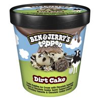 Ben & Jerry's Dirt Cake Topped Vanilla Pudding Ice Cream Pint