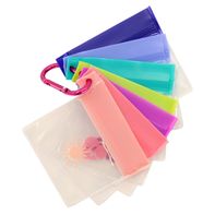 MYTAGALONGS Reusable Pill Pouches Icons, 3 x 1/2 x 3 in