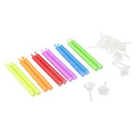 Wilton Color Flame Candles, 12 Count