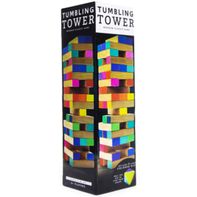 Anker Play Tumbling Tower Wooden Classic Game With 8-Sided Colored Dice