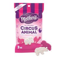 Mother's Original Circus Animal, Frosted Animal Cookies with Sprinkles, 3 oz Bag