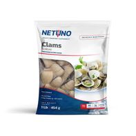Frozen Whole Brown Clams, 17-22 ct - 1 lb