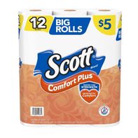 Scott ComfortPlus Toilet Paper, 1-Ply
