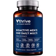 The Vitamin Shoppe Vthrive Bioactive Multivitamin for Men - Once Daily - Supports Stress, Healthy Aging (60 Vegetarian Capsules