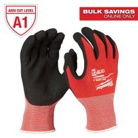 Milwaukee Medium Red Nitrile Level 1 Cut Resistant Dipped Work Gloves