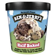 Ben & Jerry's Half Baked Chocolate & Vanilla Ice Cream Pint