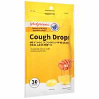 Walgreens Cough Drops Honey Lemon - 30.0 ea