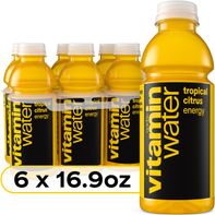 Vitaminwater Energy Tropical Citrus Flavored Water Beverage Bottles