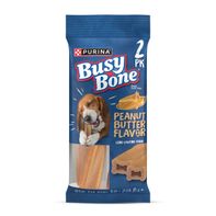 Purina Busy Bone Adult Dog Chew Bone Treats, Peanut Butter