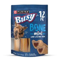 Purina Busy Bone Small Breed Adult Dog Chew Bone Treats, Mini